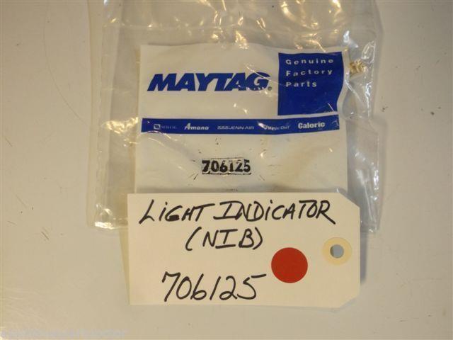 Maytag Jenn Air Stove 706125 LIGHT INDICATOR NEW IN BOX Maytag Jenn Air Stove 706125 LIGHT INDICATOR NEW IN BOX